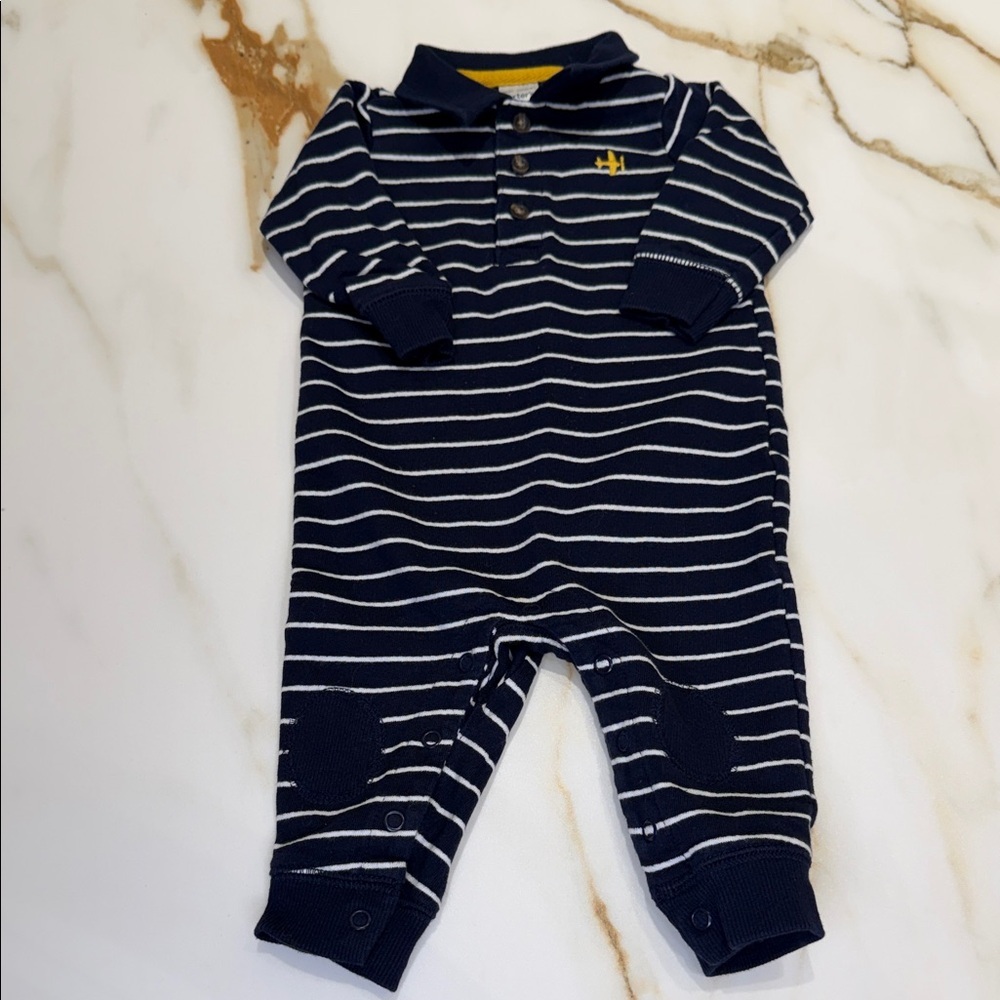 Carter’s Navy Striped Kids One Piece
